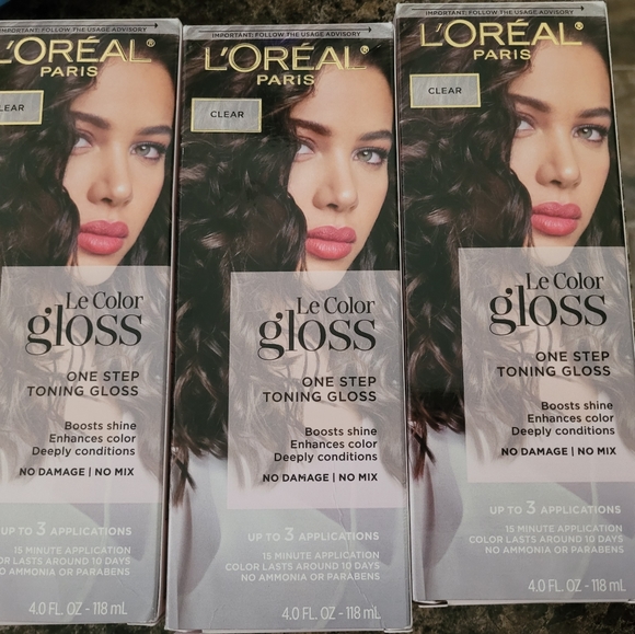 L'Oreal Hair Loreal Le Gloss Clear 3 Poshmark